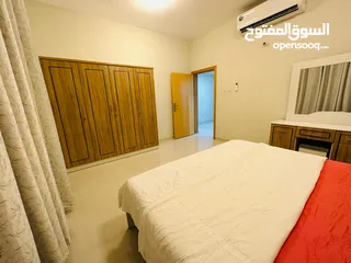  4 من أجمل الشقق شقة مفروشة غرفتين وصالة في كورنيش عجمان أول صف للإيجار الشهري