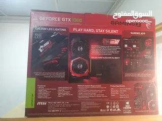  4 GeForce GTX 1060 GAMING X 6G مستعمل قليل