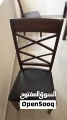  1 طاولة سفرة وبراد