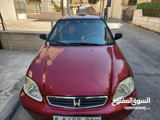  1 هوندا سيفيك موديل 1999 يد أولى وقطع اصليه لم تتعرض لأي حوادث نظيفه موتور 1600 جير