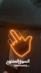 3 ضو سيارة شكل كف