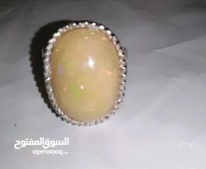  3 خاتم أوبال نسائي ورجالي Opal ring for women and men