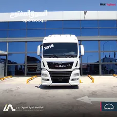  1 راس تريلا تك MAN TGX 18.460 4X2 BLS 2018 كفالة الوكيل لمدة 3 شهور