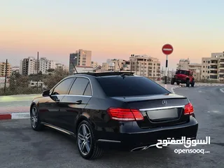  13 Mercedes Benz E200 / W212  فل إضافات مع بانوراما / صالون جلد بني عداد حقيقي 102,000 K.M / فحص نخب
