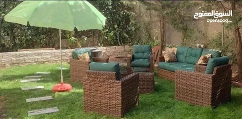  4 اطقم راتان