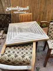  1 Outdoor dining (4 chairs and 1 table)