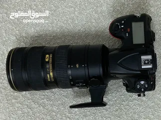  9 كامرت نيكون D810 و عدسة نيكون 70-200 و فلاش