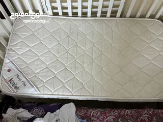  3 juniors Baby Cot with mattress excellent condition