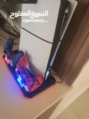  2 بلايستيشن 5 (Playstation 5) شبه جديد مستعمل استعمال خفيف جدا شبه وكالة الجهاز