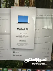  2 2024 MacBook Air M3 512SSD 16Memory مشحون 5 مرات بسعر مغري جدا