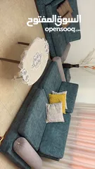  7 طقم معيشة خشب زان اصلي للبيع