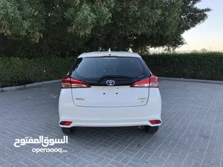  14 TOYOTA YARIS HATCHBACK GCC 2020 FOR SALE تويوتا يارس هاتشباك