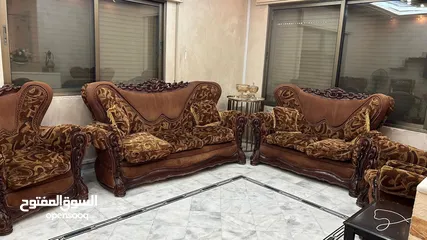  2 طقم كنب مصري ل غرفة الضيوف او المعيشة