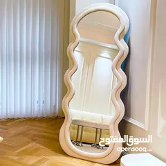  3 مرايا ستاند بإطار مخملي فاخر  160×60 سم – تعرضك بكامل أناقتك طار مخملي ناعم وفخم