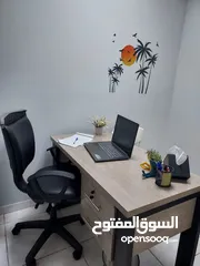  19 مكاتب مفروشة للايجار لإصدار رخصة مهن وعقود إيجار - دوار الواحة شارع المدينة المنورة عمان