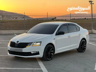  3 سكودا اكتافيا 2019/اتوماتيك ماتور 2000 ديزل فل الفل بدون فتحة بلاك اديشن