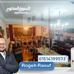  1 شقة للبيع 125 م محرم بك شارع زين العابدين