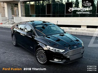  1 فـورد فـيـوجـن 2018 تـيـتـانـيـوم كاش أو أقساط