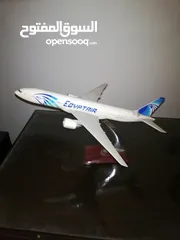  3 نموذج معدنى لطائرة مصر للطيران لشركات السياحة نموذج معدنى لطائرة مصر للطيران