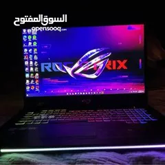  1 Asus Rog strix scar II 17.3 inch edition 32gb ram rtx 2070 8gb gpu