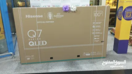  4 Hisense 100" QLED