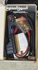  12 مكثف طاقة ( Jump starter ) لشحن بطارية السيارة بالإضافة إلى القدرة على نفخ العجال