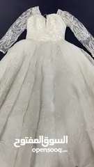  2 فستان زفاف أبيض