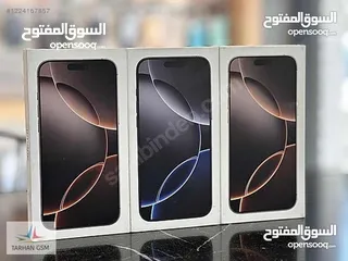  6 ايفون 16 بروماكس جديد(256GB) الشرق الأوسط بسعر مميز
