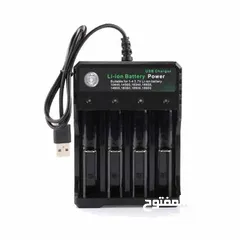  3 شاحن بطاريات 18650 Rechargeable Li-Ion Battery