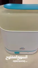  6 سرير بيبي محمول للبنات غير مستعمل مع معقم رضاعات philips