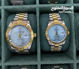  35 رولكس رجالي مرفق علبه وكيس رولكس وكفاله سنه