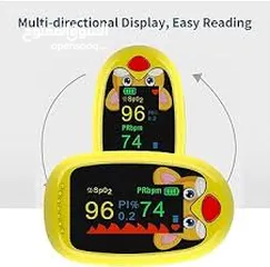  11 جهاز قياس نسبة الاكسجين في الدم للاطفال Oximeter اطفال يعمل بالشحن