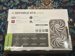  2 Geforce RTX 4060 Ventus2x white