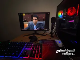  2 GAMING COMPUTER FOR SALE (full set up) with monitor and mic