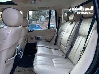  13 رنج روفر موديل 2006 محوّل 2012 Autobiography لون اسود مالك ثاني فل كامل بحال الوكالة للبيع .