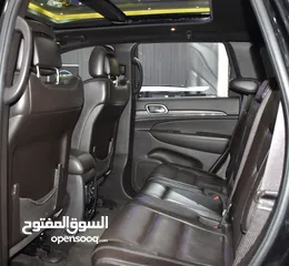  7 Jeep Grand Cherokee Overland 4x4 ( 2018 Model ) in Black Color GCC Specs