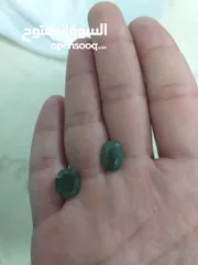  1 احجار زمرد زامبي طبيعي مفحوصات في  المختبر  natural zambian emerald stone tested