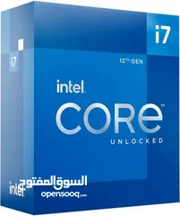  1 Intel Core i7-12700K  معــالج  جديد مكرشم