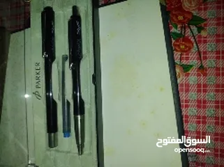  6 أقلام باركر وشيفر اصلية لم تستخدم بحالة الجديد