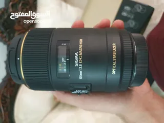  2 عدسة Sigma for Canon 105mm ماكرو