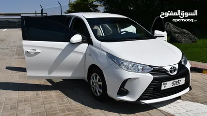  14 Available for Rent Toyota-Yaris-2022 (Monthly-2000 Dhs)