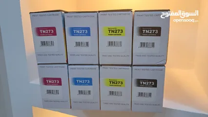 4 أحبار ليزرية ملونة لطابعات البرذر موديل الحبر TN273