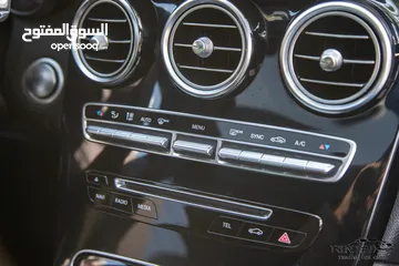  16 Mercedes Glc250 2017 Amg kit Gazoline   اللون :  فيراني من الداخل اسود  السيارة وارد الوكالة