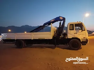  2 Hiab for rent available in muscat