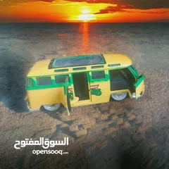  7 Jada 1962 Volkswagen Bus Nickelodeon مجسم ،مجسمات ،سيارات ،