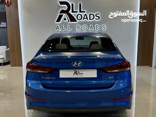  4 Hyundai Elantra 2018 Gcc Oman