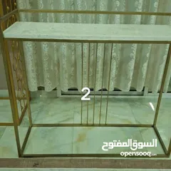  2 طاولات رخام