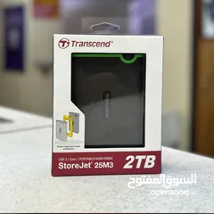  1 External hard drive transcend 2TB