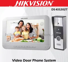  3 انتركوم الفيديو الملون من هايك فيجن DS-KIS202T HIKVISION 7-بوصة