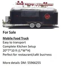 1 For Sale,  A complete restaurant/cafe setup food truck.